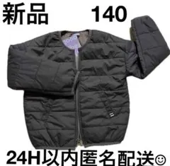 新品140cm軽くて暖か子供用　カーキ　ブルゾンコートアウター