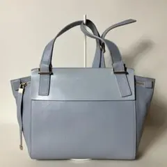 2510-491｜美品｜フルラ ショルダーバッグ レザー ライトブルー