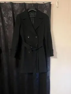 ANAYI アナイ　ダブルブレストコート　サイズ38 M モヘヤ　ブラック極美品