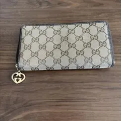 M5/023 GUCCI グッチ 二つ折り長財布 ラウンドファスナー - メルカリ
