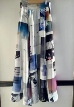 HARE フォトコラージュプリーツスカート Fサイズ モード 個性派