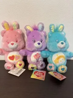 ケアベア うさぎコスチュームぽってりぬいぐるみ　コンプリートセット