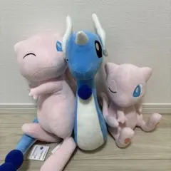 ポケモン ぬいぐるみ 2体 ミニリュウ と ハクリュウ - メルカリ