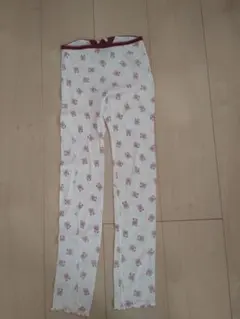 HYSTERIC MINI レギンス 120cm 白地 赤いキャラクター