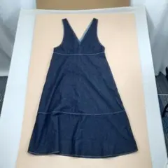 GU ジーユー ジーンズ 秋服 春服 ネイビー ワンピース Lサイズのサムネイル