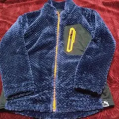 ワークマン　ダイヤフリース裏アルミジャケット　140　紺　フィールドコア