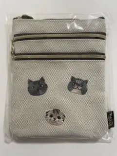 【専用商品】KALDI 猫の刺繍ポーチ 3ポケット