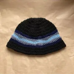 クロシェハット　クラッシャーハット　ニット帽　バケットハット