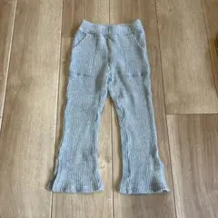 【ブランシェス】リブ編みフレアパンツ 110cm