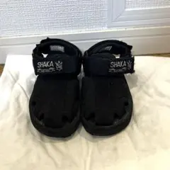 SHAKA サンダル 黒　キッズシューズ　15cmのサムネイル