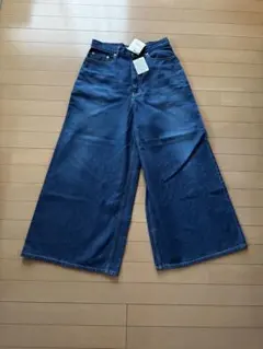 beautiful people ワイドデニムパンツ インディゴブルーのサムネイル