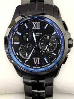 OCEANUS クロノグラフ腕時計 ブラック/ブルー OCW-S2400 楽天市場】ocw−s2400（腕時計）の通販