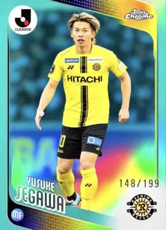 瀬川祐輔 柏レイソル アクア版パラレル Topps Chrome J 리그