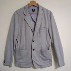 BEAMS HEART ニットのグレー テーラードジャケット Lサイズ美品中古品