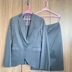 スーツ　レディース9号　M 洋服の青山　スカートジャケット　仕事スーツのサムネイル