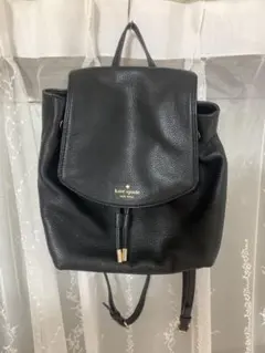 Kate Spade 黒 レザー リュック