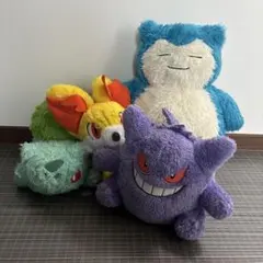 ポケットモンスター カビゴン ぬいぐるみ 5体セット まとめ売り - メルカリ