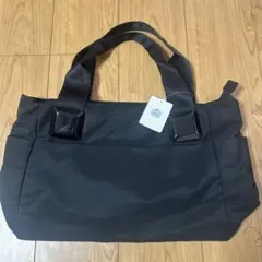 ブラックナイロン トートバッグ