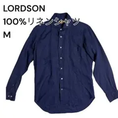 LORDSON 100%リネンシャツ M