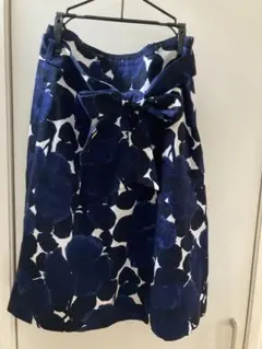 Tomorrow Landトゥモローランド花柄フレアスカート膝丈38