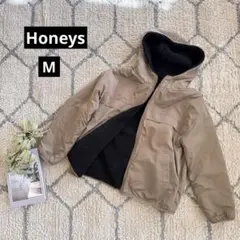 【グレーシア】 Honeys リバーシブルアウター・ボアジャケット　ジップ◇Ｍ