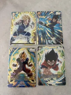 データカードダス W爆裂インパクト ゴールド神龍キャンペーン 4枚