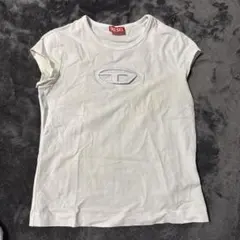 DIESEL ロゴ刺繍 Tシャツ ホワイトのサムネイル