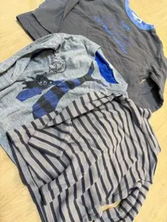 100サイズ　長袖カットソー、ロンT3枚