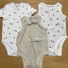 新品未使用　gap ロンパース　肌着　3枚セット　70cm 6-12M