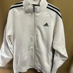 adidas フリース ホワイト Lサイズ
