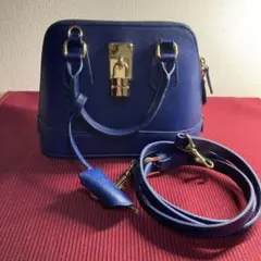 サマンサタバサ　（Samantha Thavasa）　ネイビーブルー　合成皮革