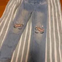 H&Mユニコーン刺繍デニムレギンス