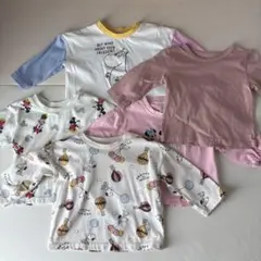 ベビー用Tシャツ 5枚セット80cm