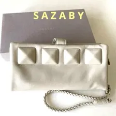 未使用品　SAZABY スタッズ付き長財布　【訳あり】