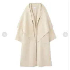 ZARA】ザラ ZWコレクション ウール混紡オーバーサイズスカーフコート M