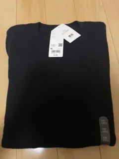 1/28まで最終値下　新品　ユニクロ　紺　クルーネック　カシミヤセーター XL