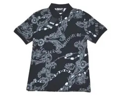 新品】XXLサイズ VERSACE ヴェルサーチ バロック調ポロシャツ 特価 