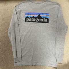 patagonia グレー 長袖Tシャツ L