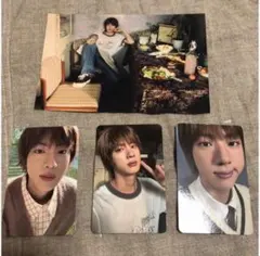 BTS JIN ソロアルバム　ハッピー　赤ver トレカ・スクラッチ付カード