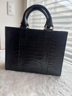 本革クロコバッグ