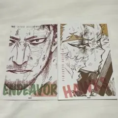 ヒロアカ 原画展 ワンシーンカードコレクション ホークス エンデヴァー