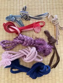 伝統的な帯締め ８本セット