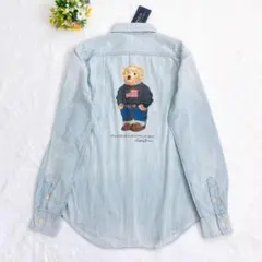 《新品》POLO RALPH LAUREN ポロベア デニムシャツ 長袖 ブルー