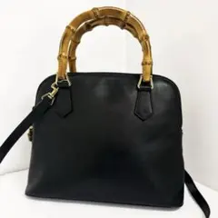 極美品‼️オールドグッチ バンブー2wayショルダーハンドバッグ 純正ストラップのサムネイル