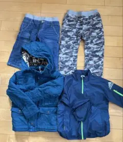 MPS ユニクロなどキッズ服セット 男の子140まとめ売り 14点 新品2点あり