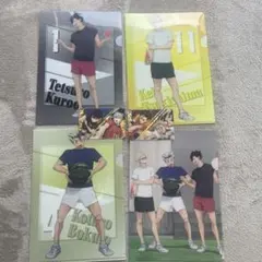 ハイキュー　ミニファイル4枚とカード2枚セット売り