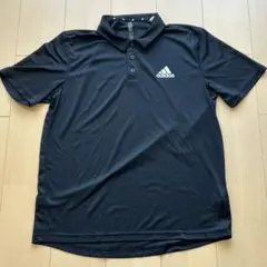 【美品】adidas ポロシャツ ブラック XL AEROREADYのサムネイル