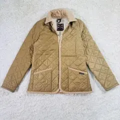 【極美品】ラベンハム　キルティングジャケット　裏地ボア　ベージュ　38
