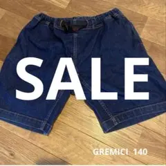 GRAMICCI デニムブルー ハーフパンツ140