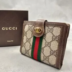 GUCCI GGキャンバス シェリーライン 長財布 - メルカリ